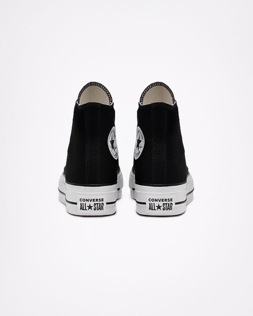 Women's Converse Chuck Taylor All Star Lift Canvas High Top Platform Shoes Black / White | AU 9145CA